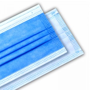 Προσαρμοσμένο λογότυπο MIDICY βαθμού 3Ply Μη υφασμένη μάσκα προσώπου μάσκα